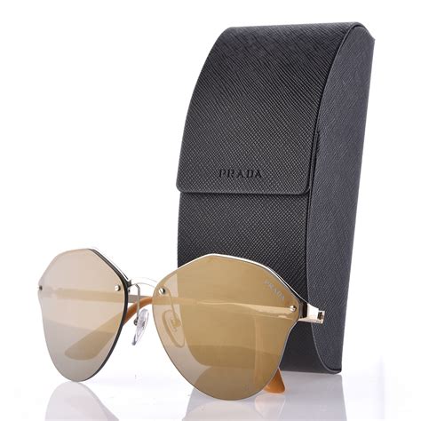 gold prada glasses